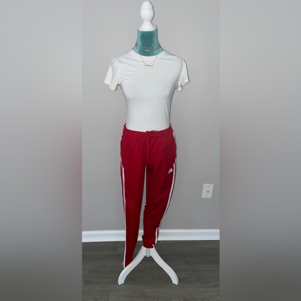Red Adidas Striped Pants - Picture 2 of 8